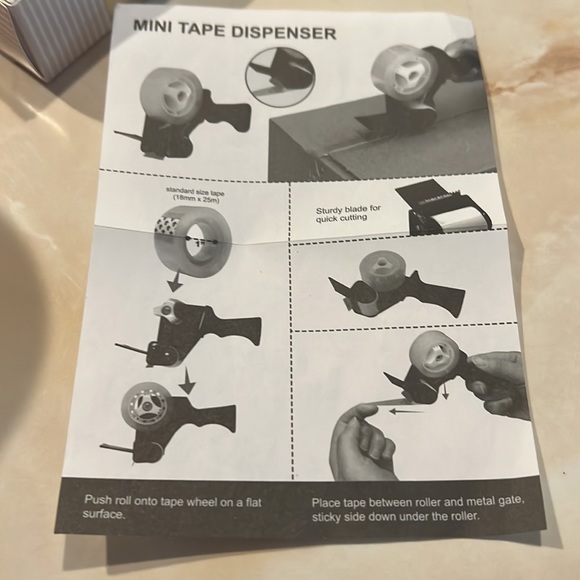 NIB Mini Tape Dispenser - Picture 5 of 5